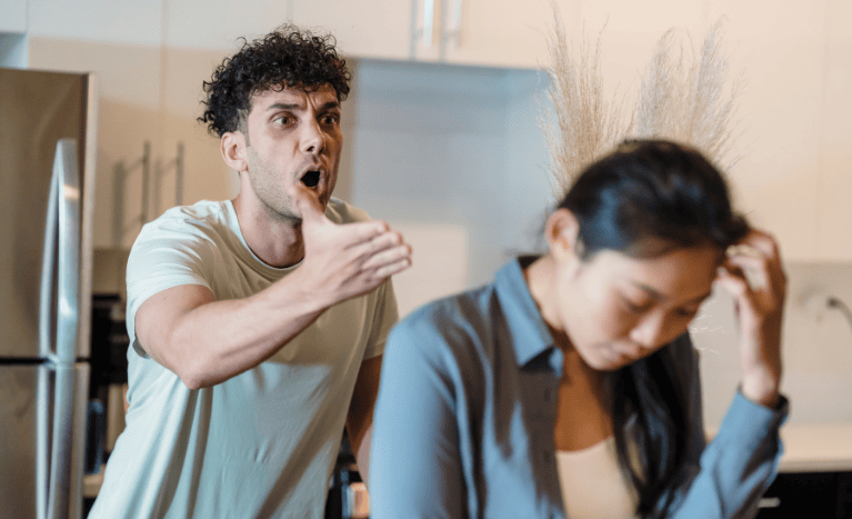 couple arguing